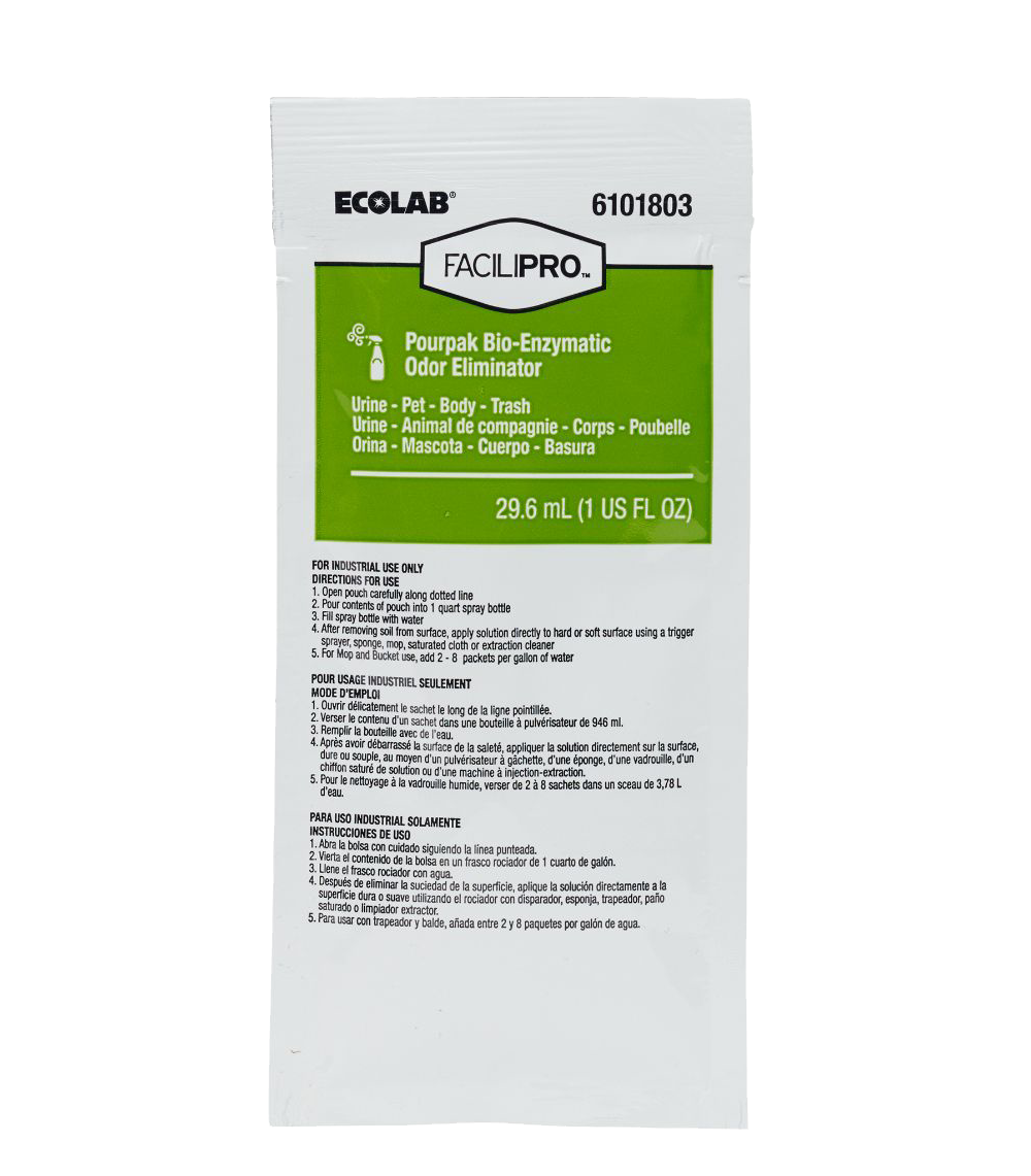 Enzymatic top odor neutralizer