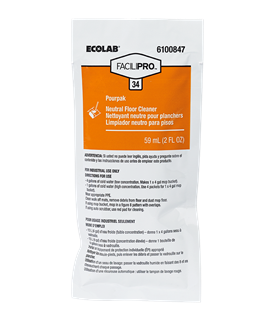 FaciliPro 34 Pourpak Concentrated Neutral Floor Cleaner