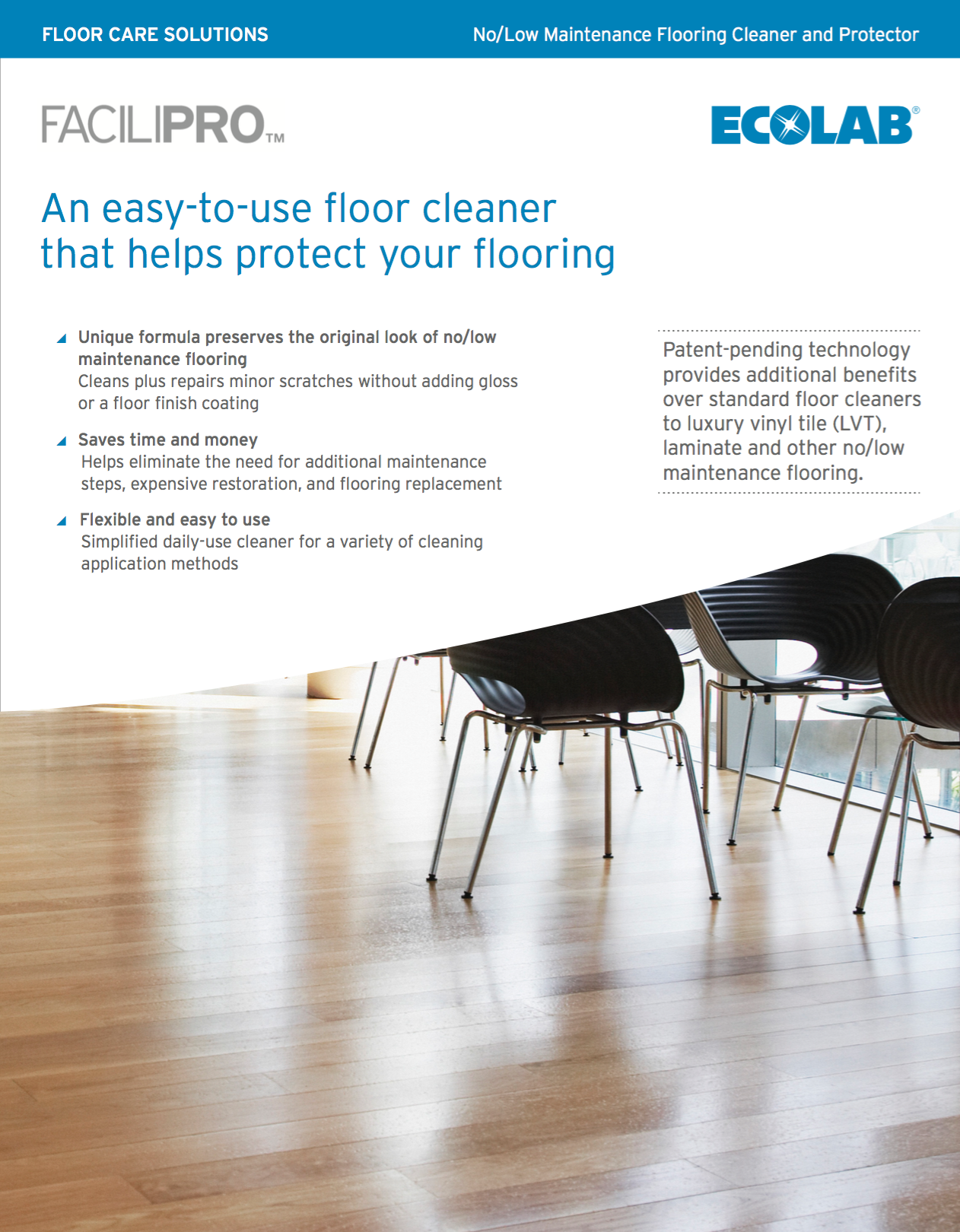 Facilipro 36 No Low Maintenance Flooring Cleaner And Protector