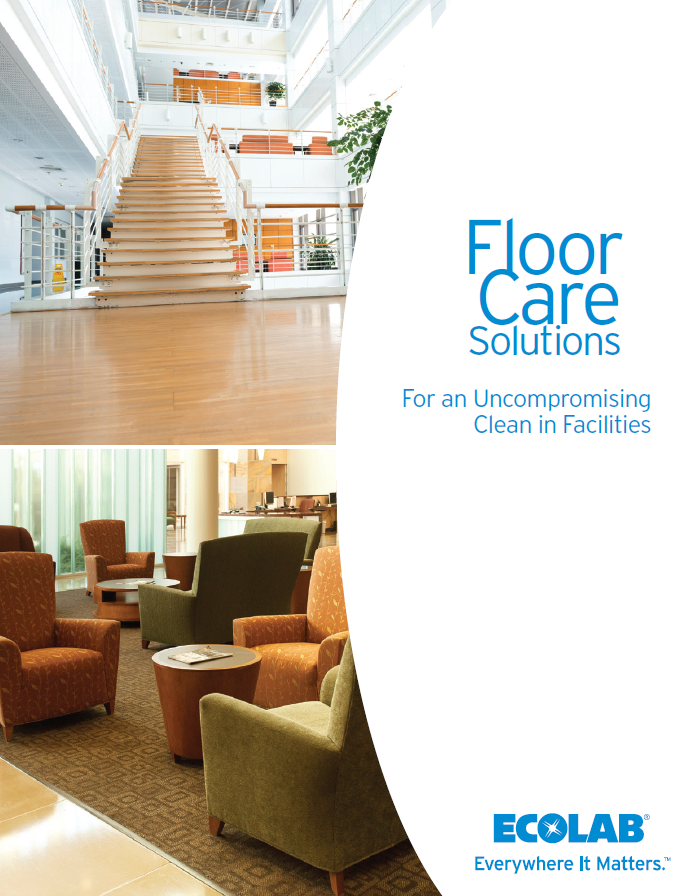 Ecolab Floor Care Solutions Brochure Facilities