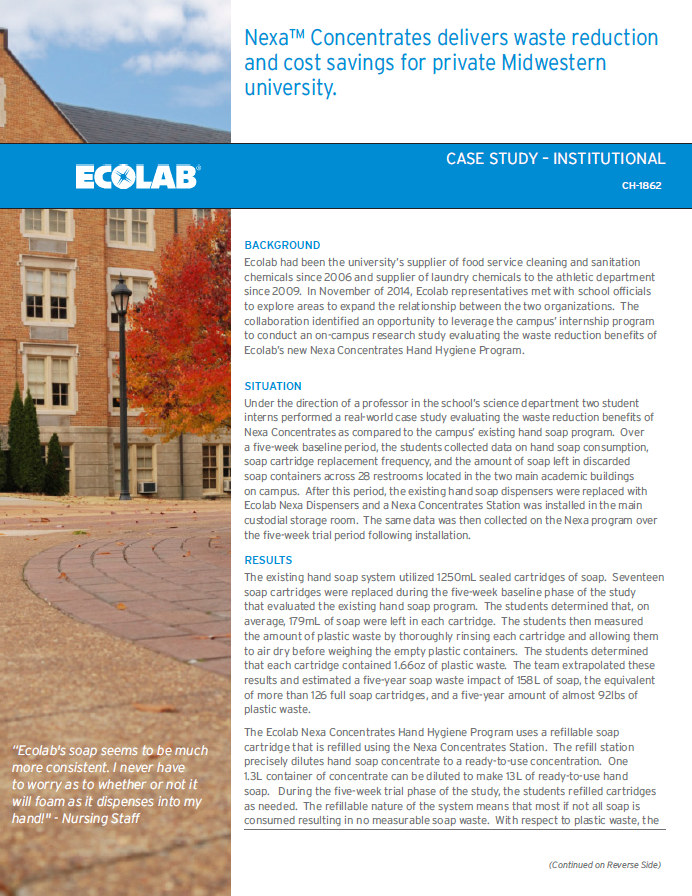 Nexa Concentrates Dispenser