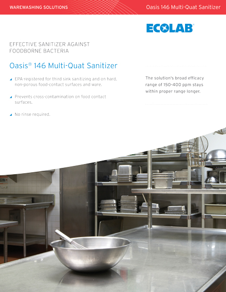 Oasis 146 Multi Quat Sanitizer